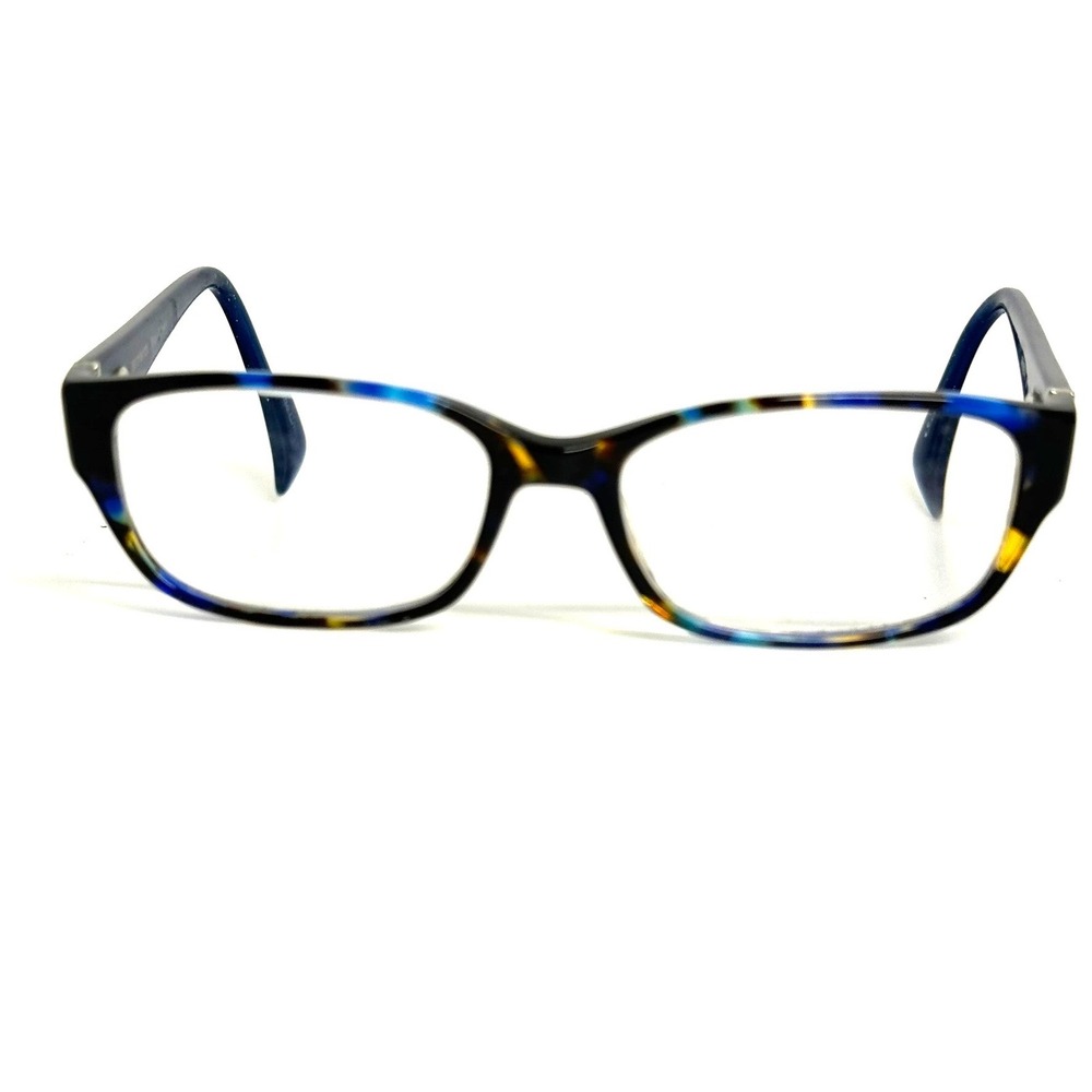 Elizabeth Arden EA6060-1 Blue Tortoise Shell Rectangular  Frames 53-16-135